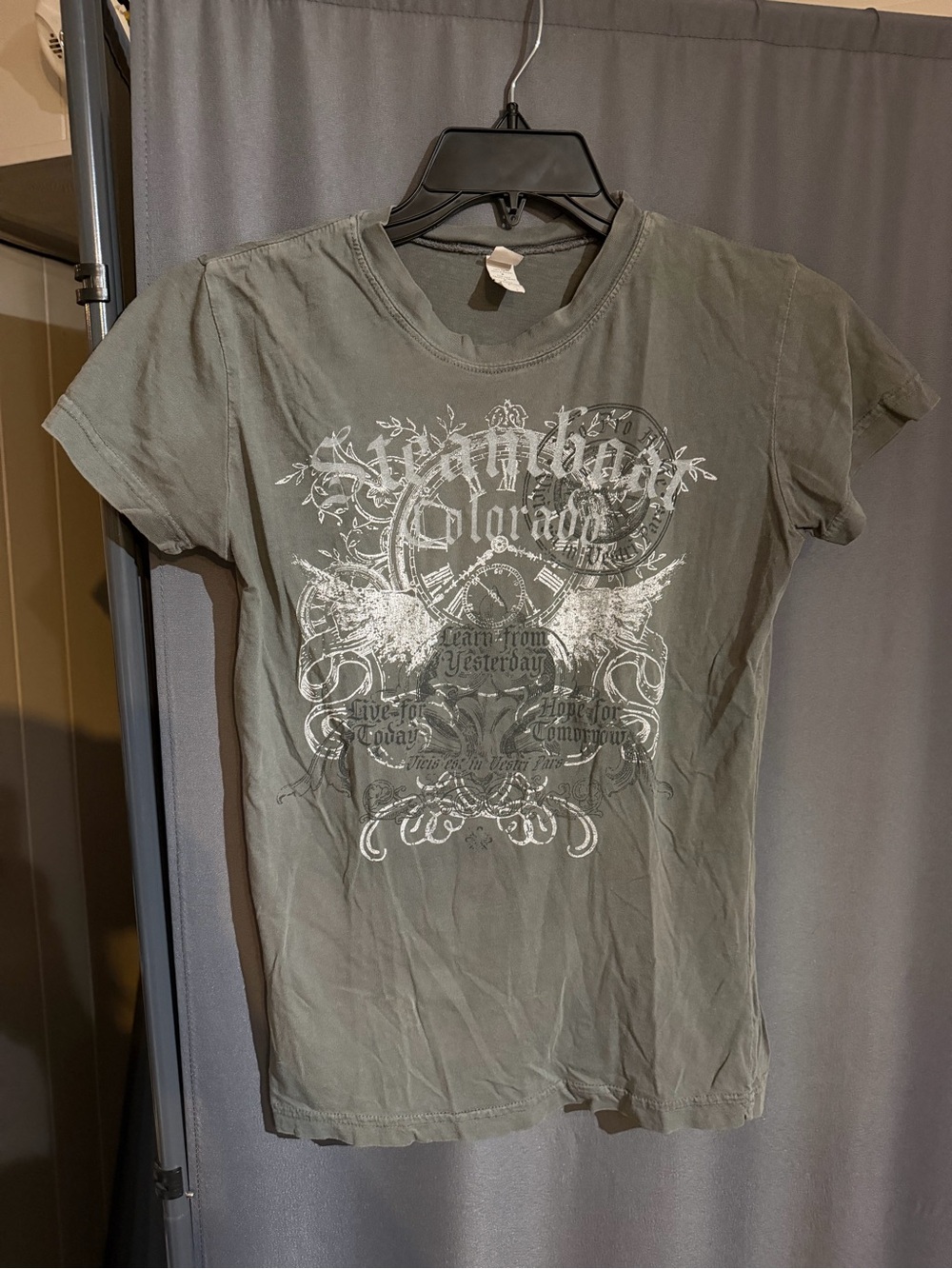 Tultex Steamboat Colorado Graphic T-Shirt Size Medium